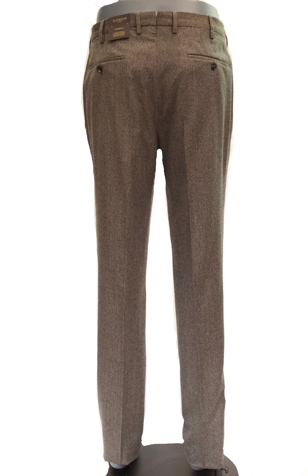 Slowear Pattern 54 Brown Soft Flannel Trousers