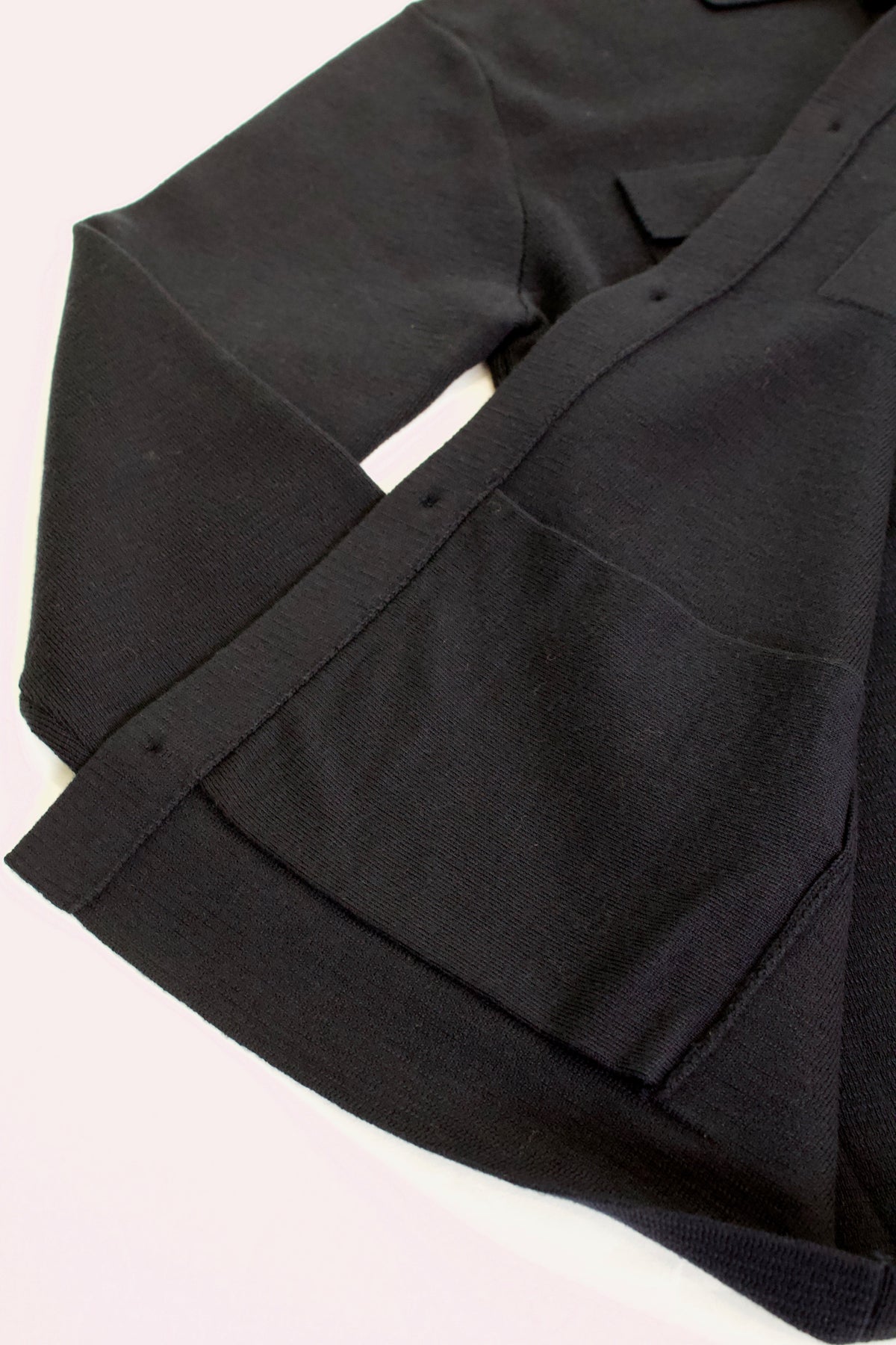 Slowear Four Pocket Virgin Wool Cardigan, Navy