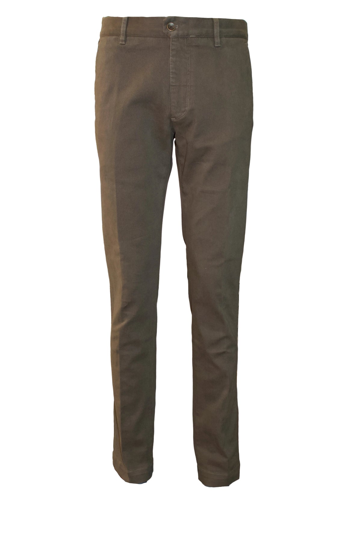 Slowear Slim Fit Cotton Twill Chino (Olive)