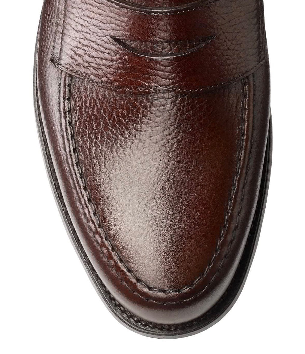 Crockett & Jones Boston Penny Loafer, Dark Brown Country Calf