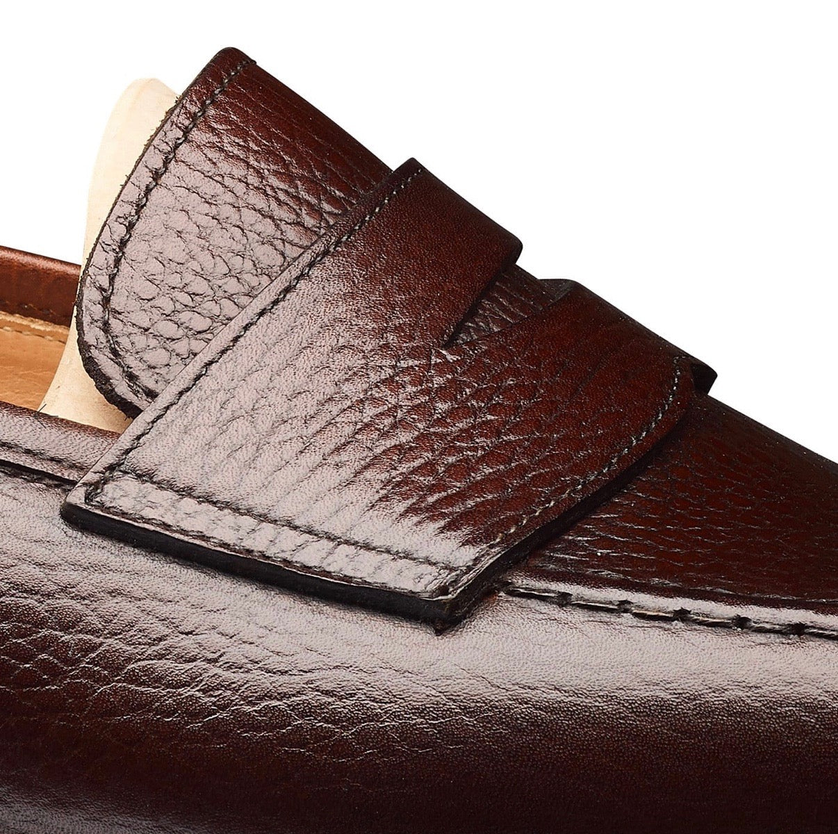 Crockett & Jones Boston Penny Loafer, Dark Brown Country Calf