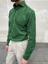 Load image into Gallery viewer, Eton Slim fit Cord Shirt, Wheatgrass
