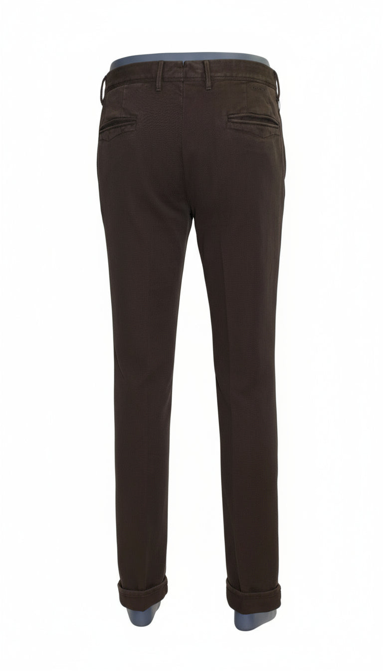Incotex Slim Fit Chino, Dark Brown3