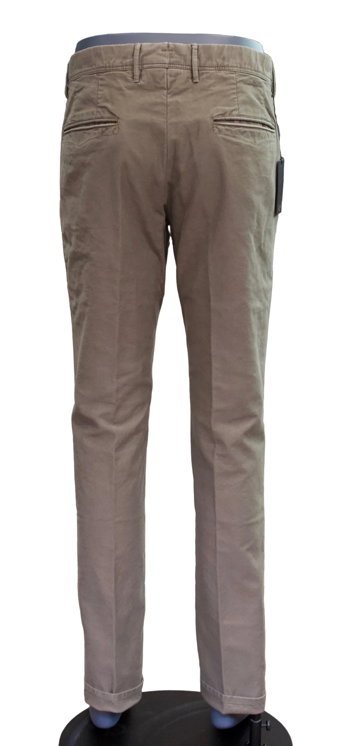 Incotex Slim Fit Cotton Twill Chino Trouser, Taupe4