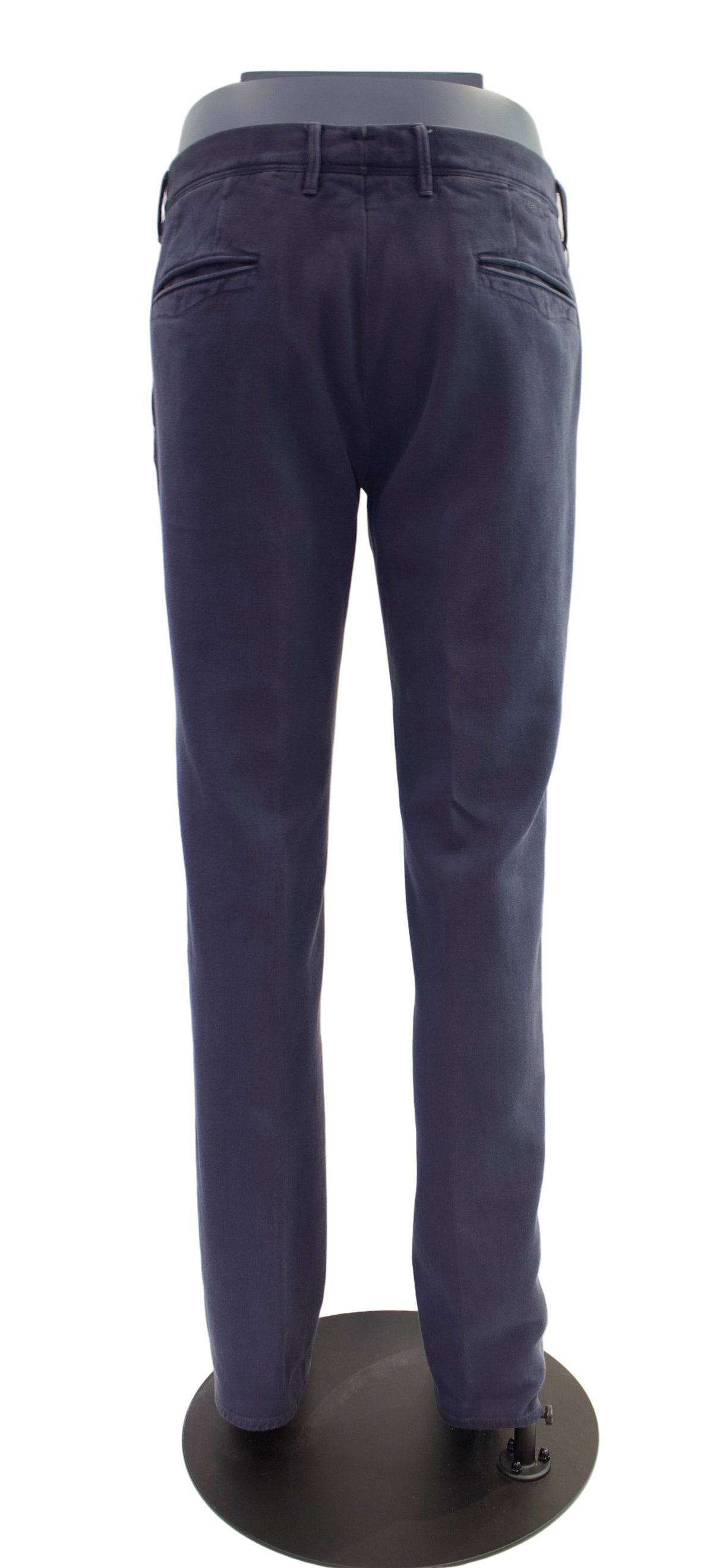 Incotex Stretch Cotton Twill Chino, Dark Blue2