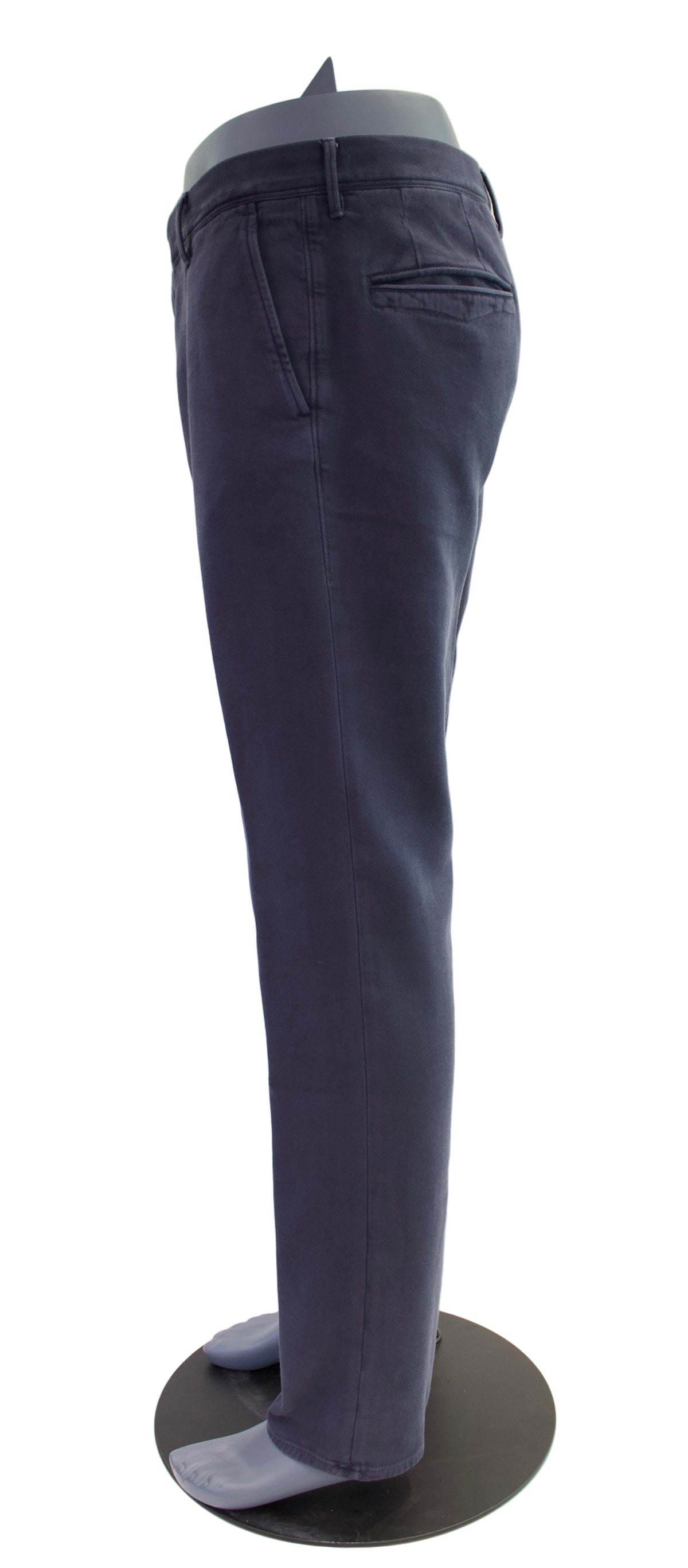 Incotex Stretch Cotton Twill Chino, Dark Blue3
