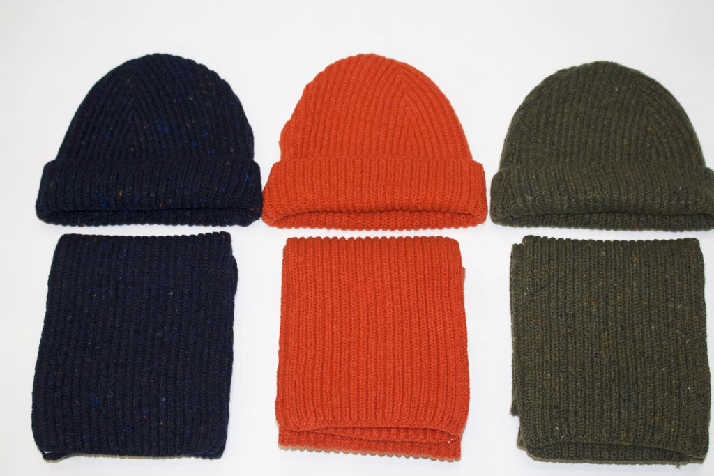 Inis Meain Cashmere /Wool  Fishermans Hat (Burnt Orange)