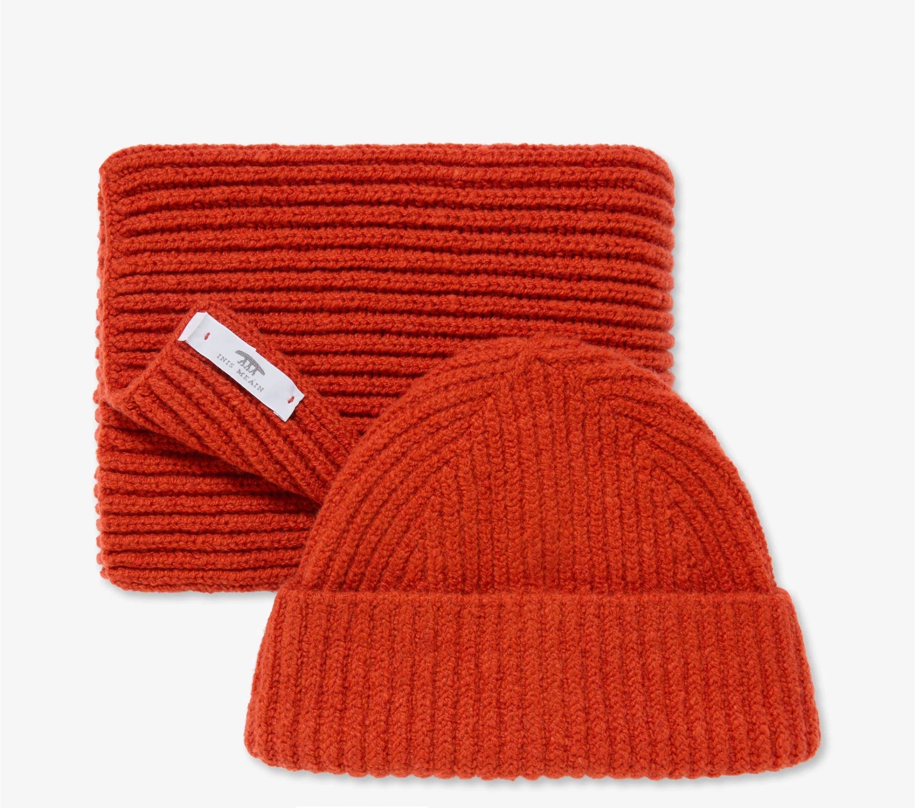 Inis Meain Cashmere /Wool  Fishermans Hat (Burnt Orange)