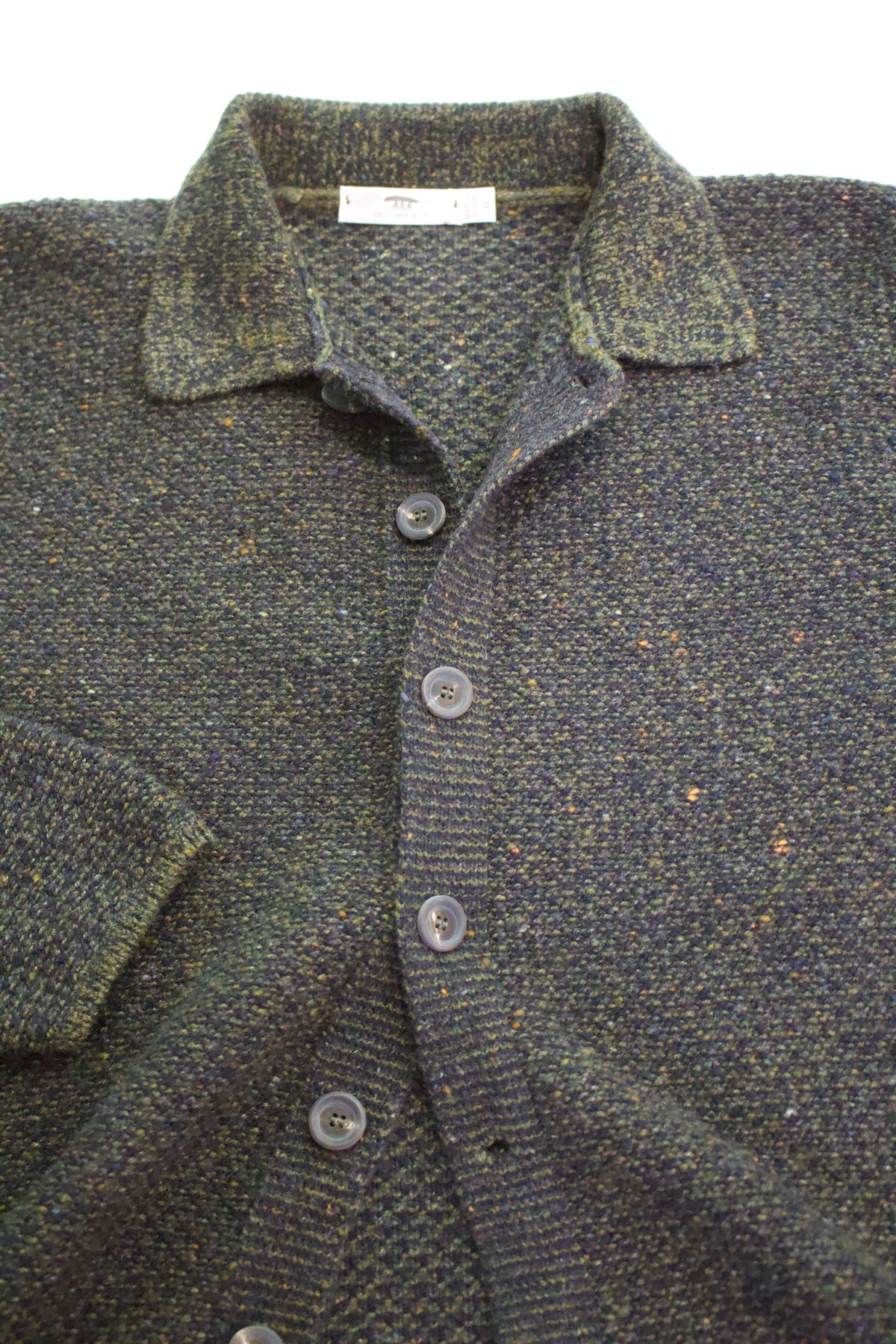 Inis Meain Olive Donegal Breidin Overshirt5