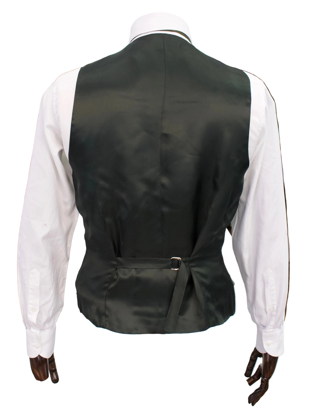 Italian Wool Three Piece Suit, Olive5