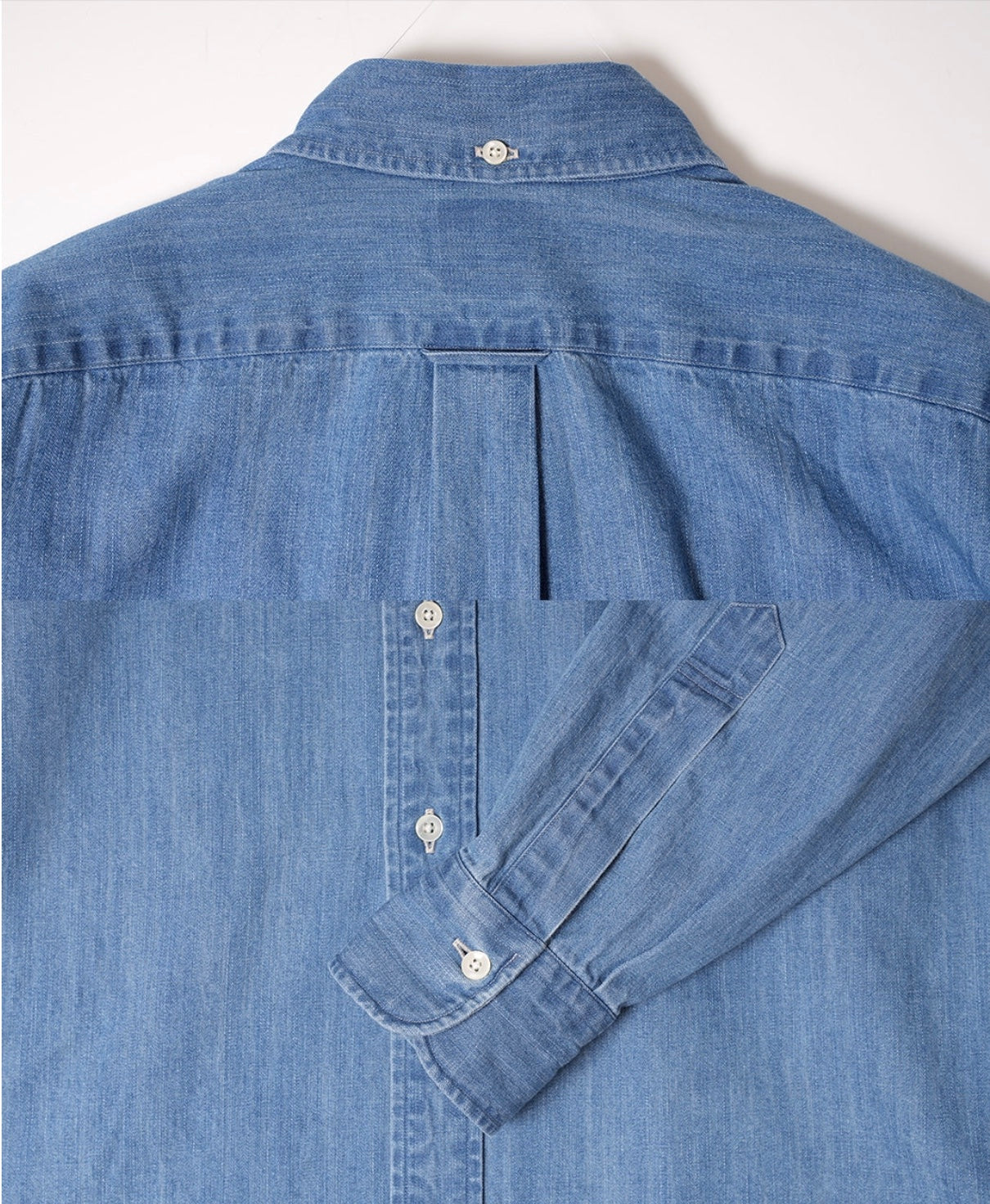 Kamakura Vintage Ivy-Japanese Denim 7oz Shirt (light indigo