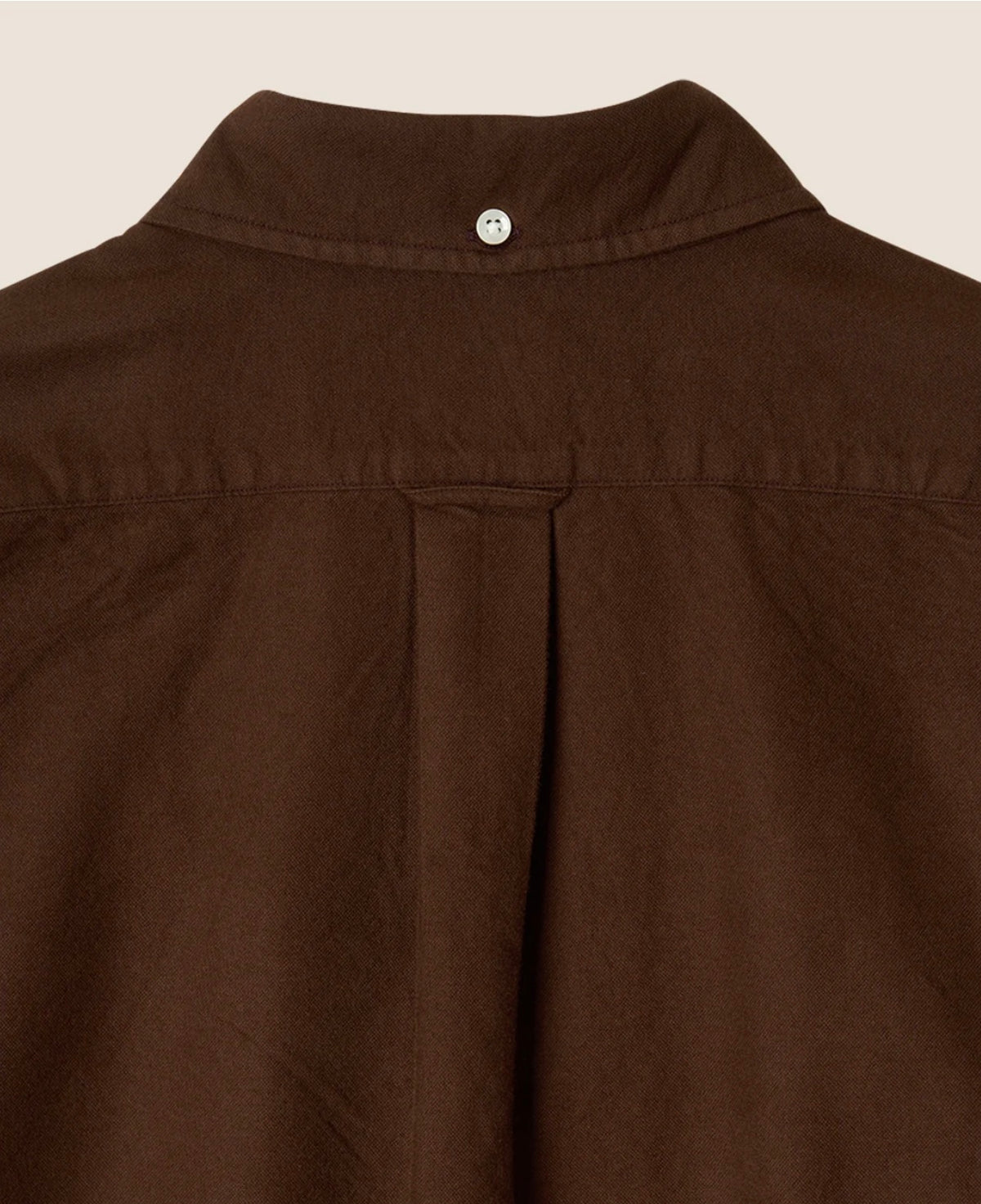 Kamakura Vintage Ivy Brushed Cotton BD Shirt, Brown