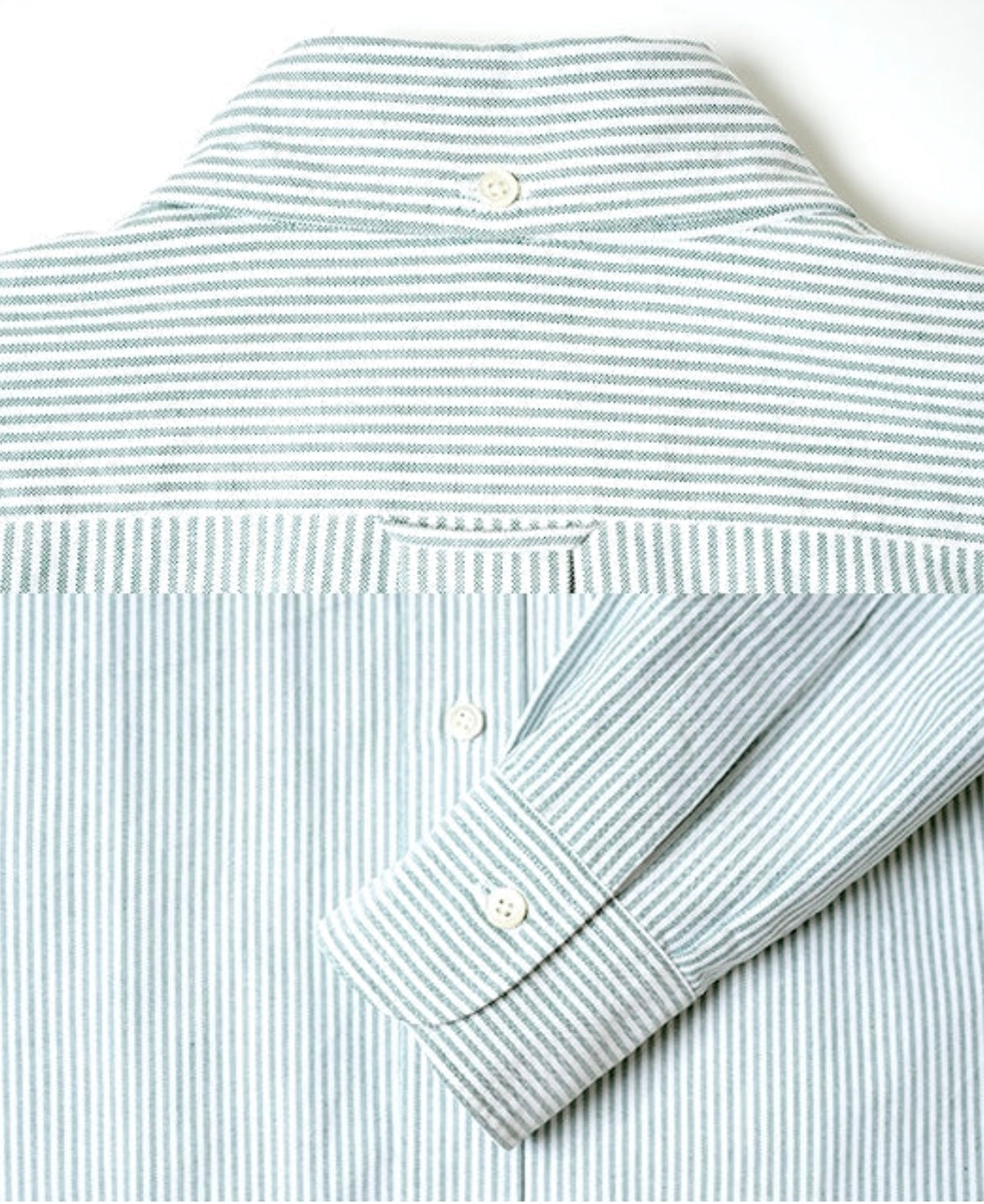Kamakura Vintage Ivy University Stripes Shirt, Green
