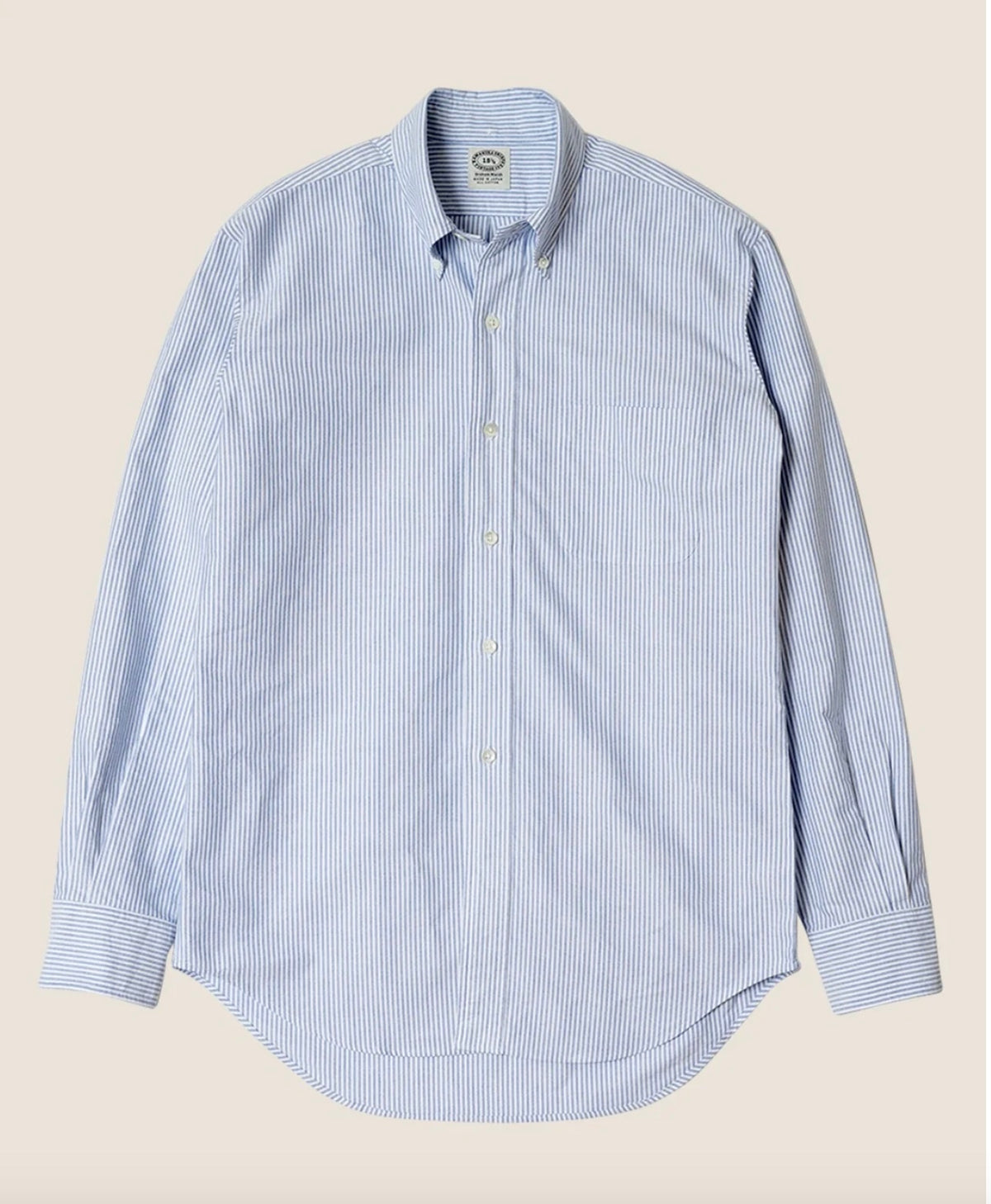 Kamakura Vintage Ivy University Stripes Shirt, Blue