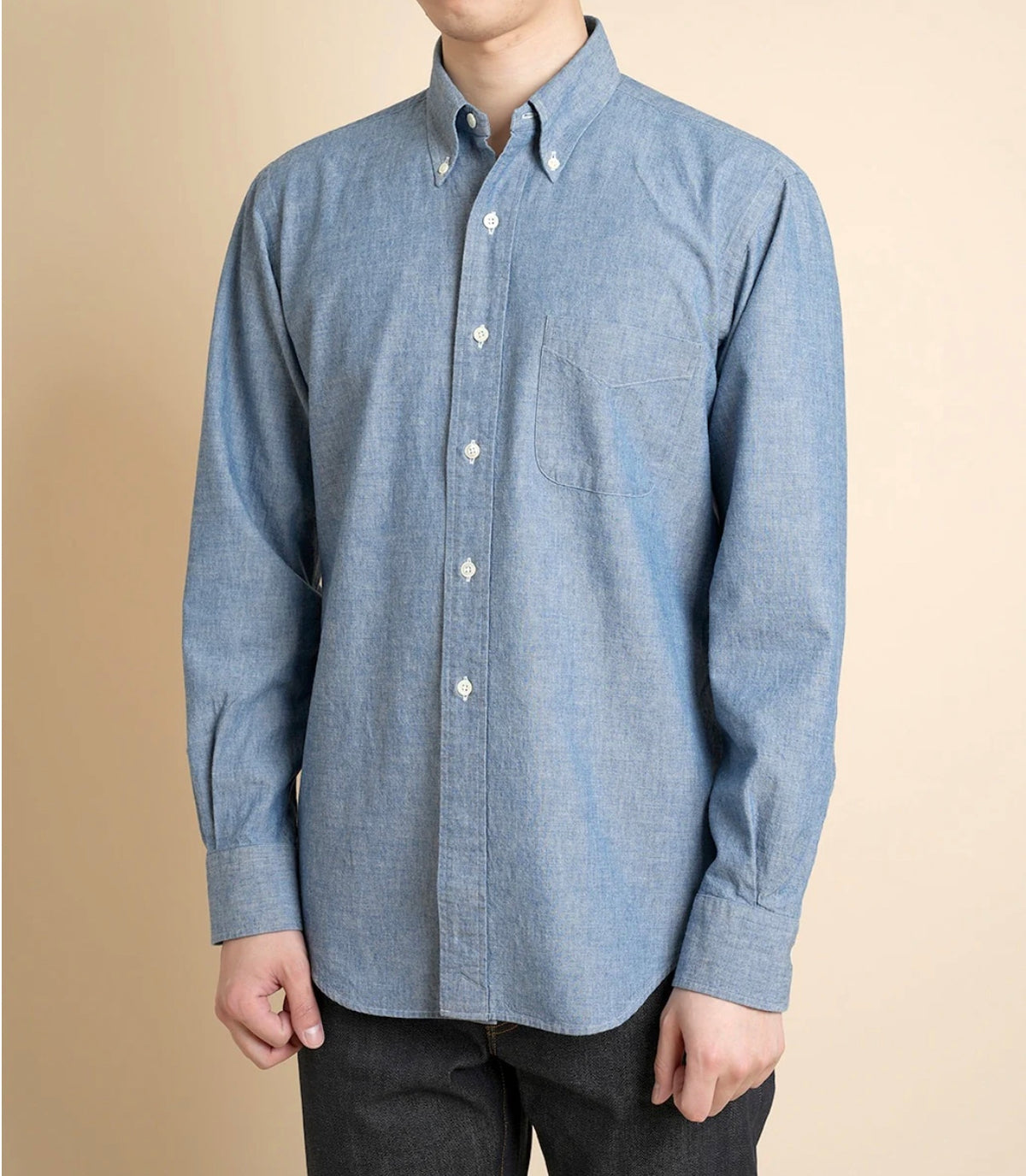 Kamakura_chambray_shirt button down 3