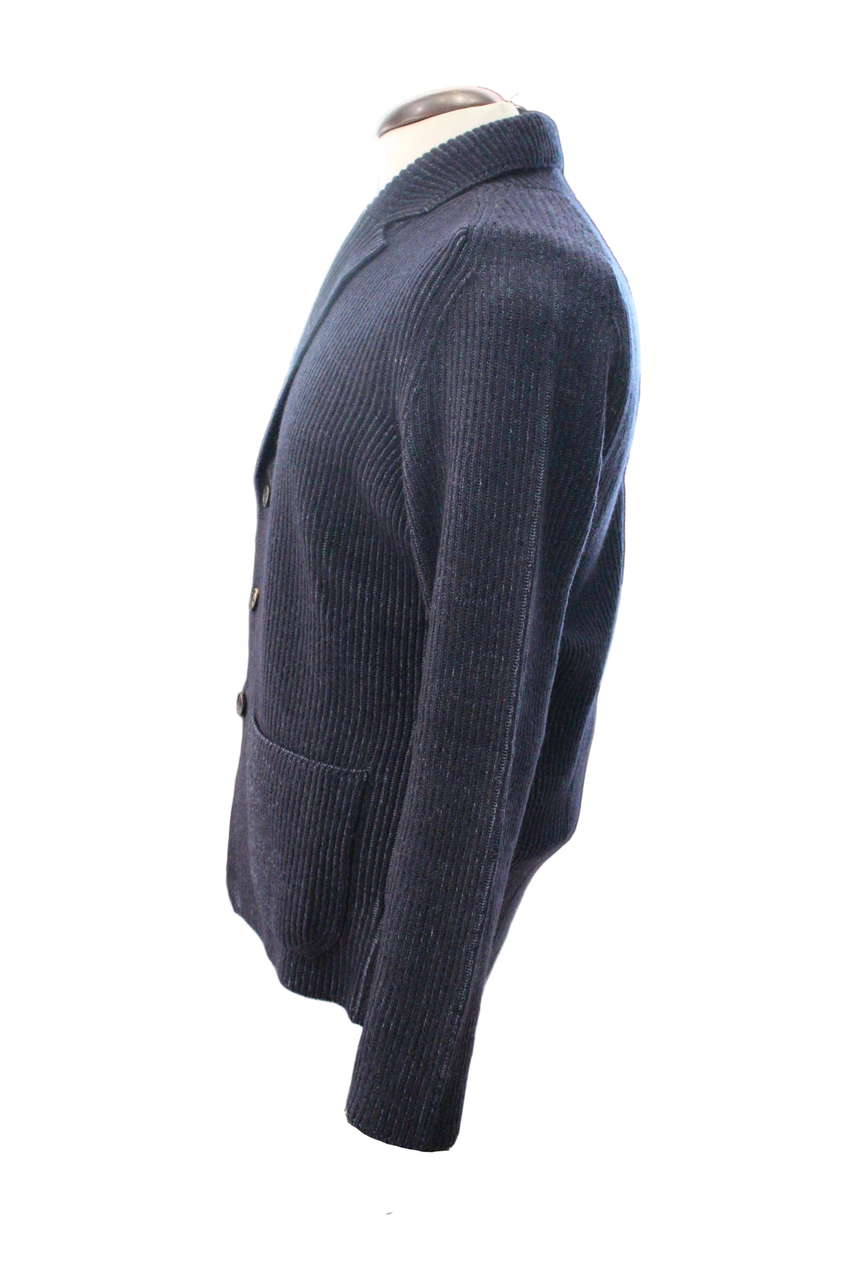 Slowear Knitted Ribbed Wool Jacket
