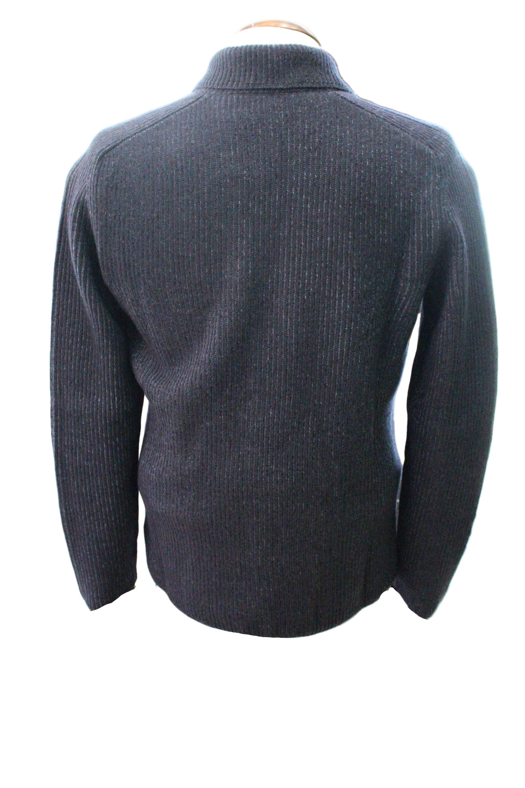 Slowear Knitted Wool Ribbed  Navy Jacket