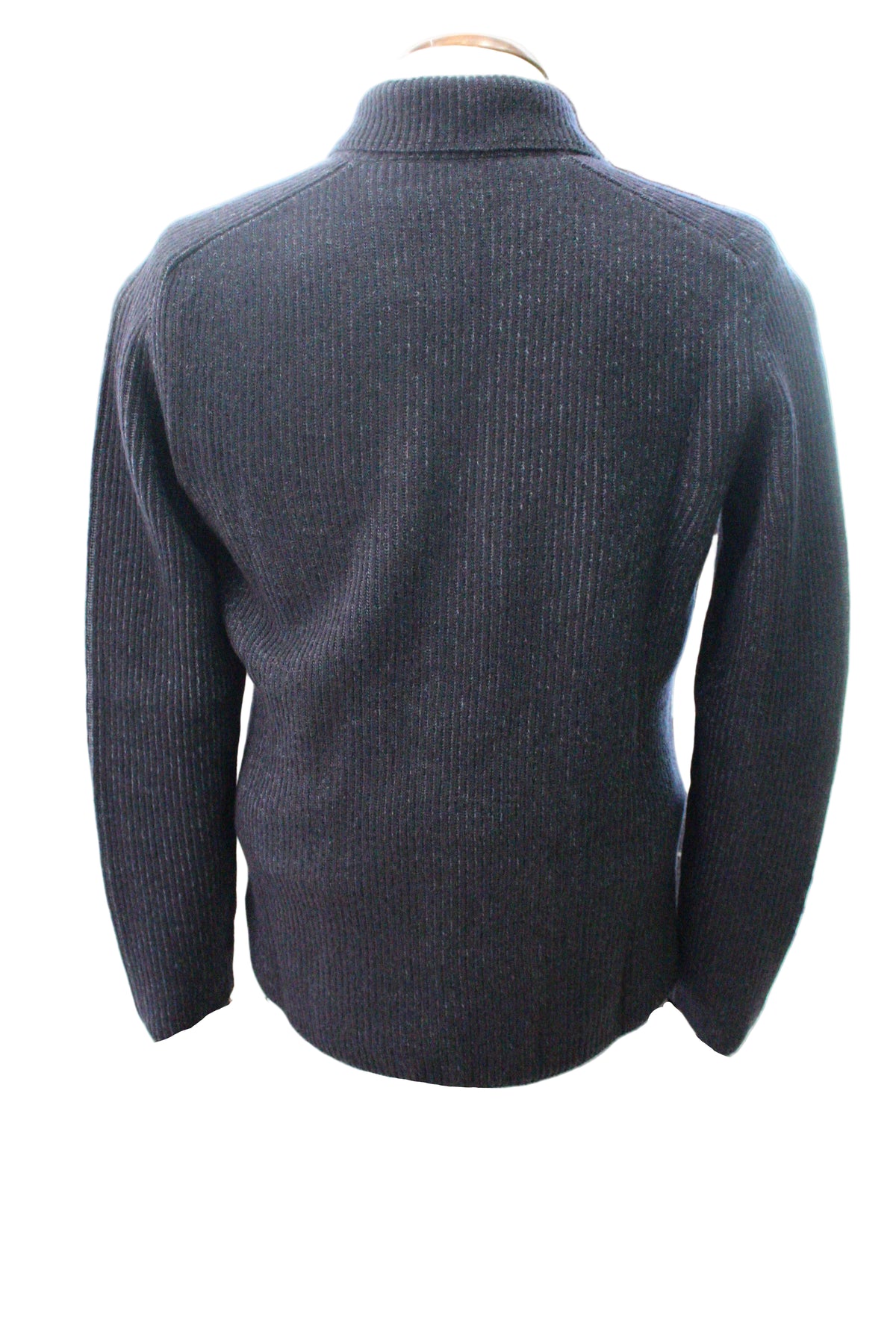 Slowear Knitted Wool Ribbed  Navy Jacket