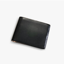 Load image into Gallery viewer, Il Bussetto  Large Bi-fold wallet (Black)
