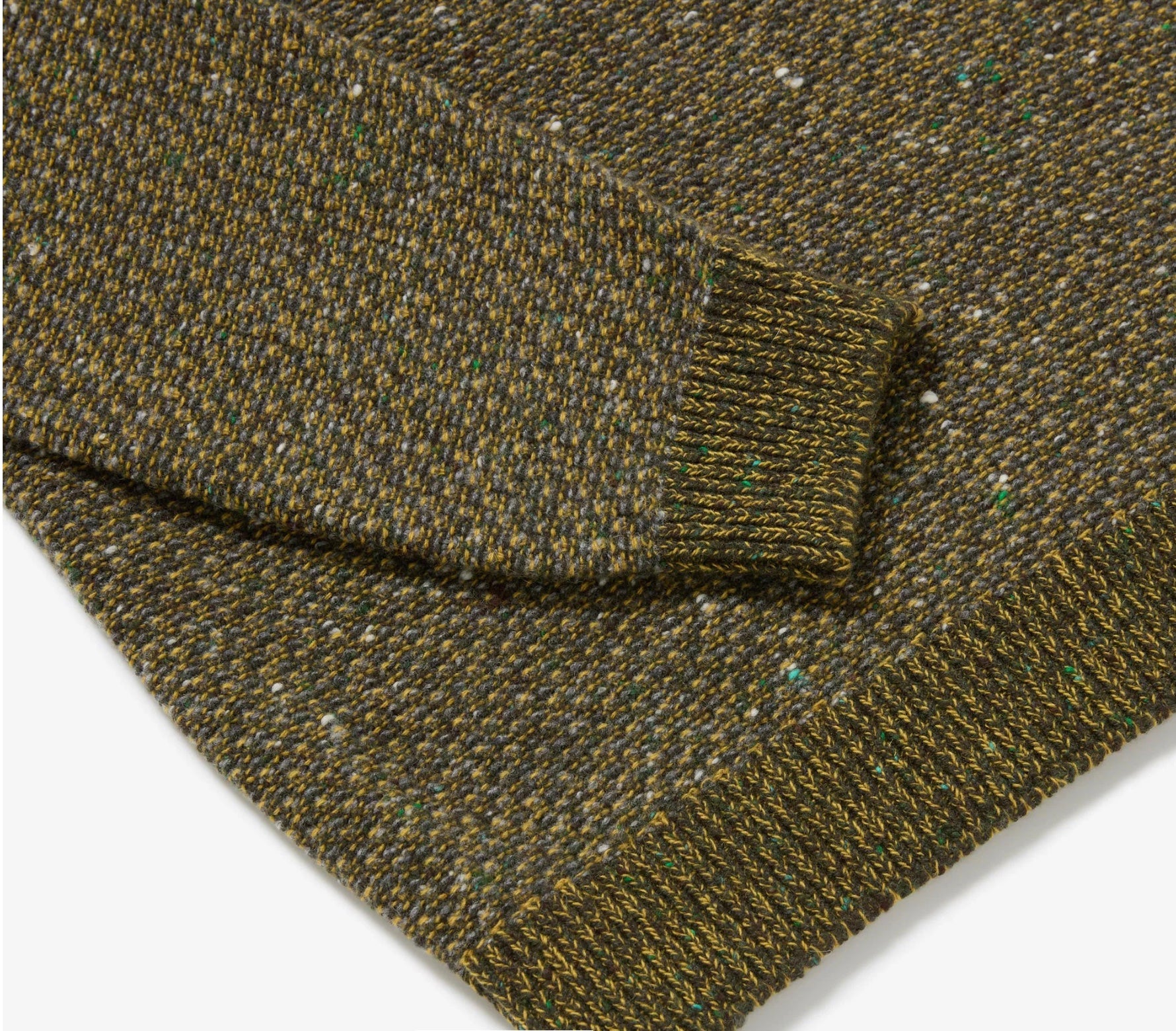 Inis Meain Breidin Cashmere Sweater (Khaki Mix)