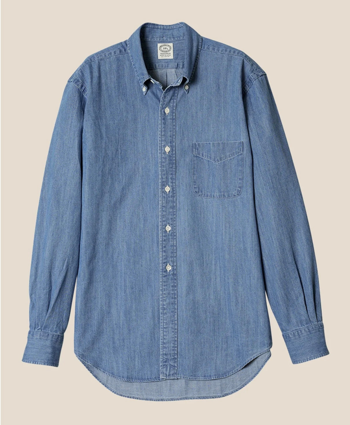 Kamakura Vintage Ivy-Japanese Denim 7oz Shirt (light indigo)