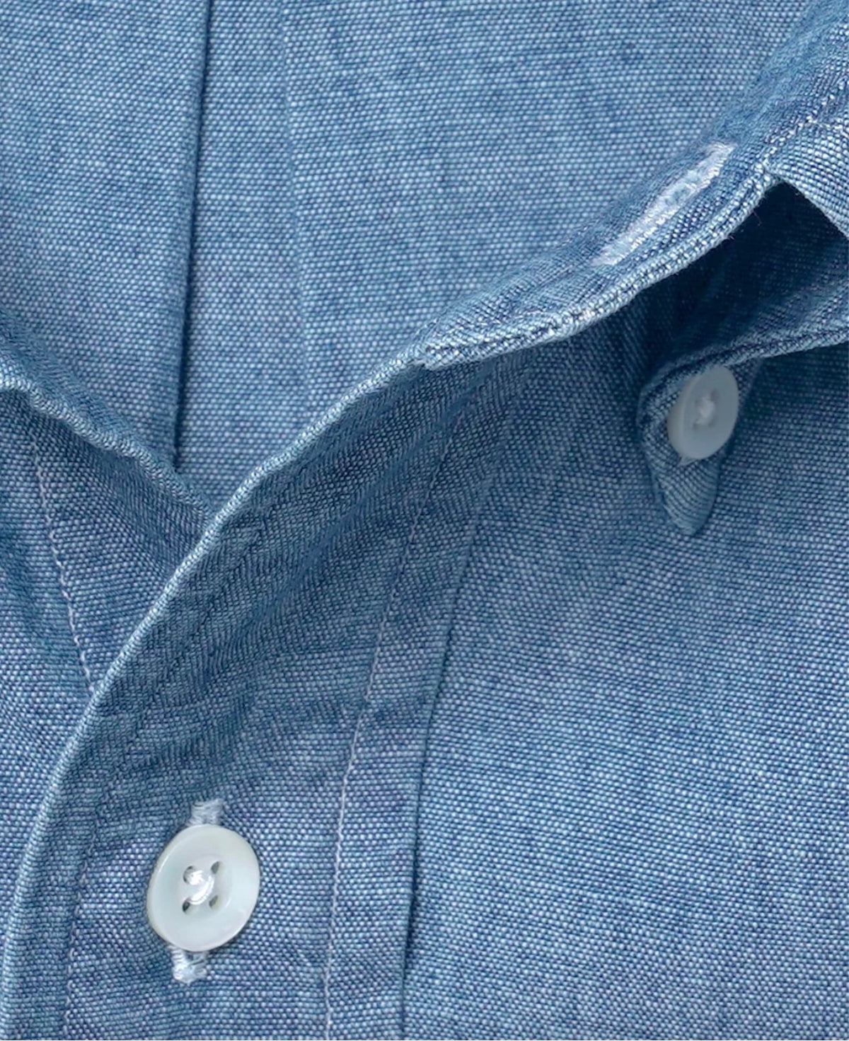 Kamakura Chambray Button Down Shirt, Blue