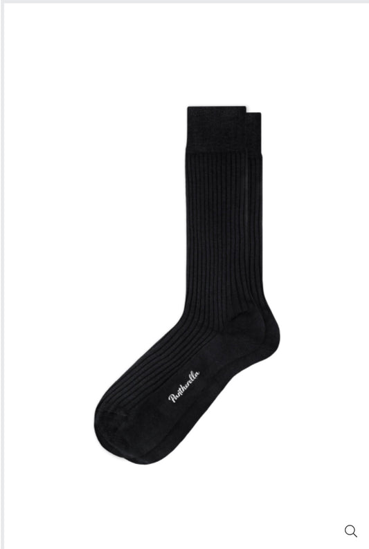 Pantherella Cotton Socks Black