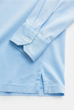 Load image into Gallery viewer, Fedeli &#39;Zero&#39; Giza Cotton Polo Shirt (Sky Blue)
