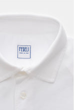 Load image into Gallery viewer, Fedeli  Piquet Polo shirt &#39;North&#39; White
