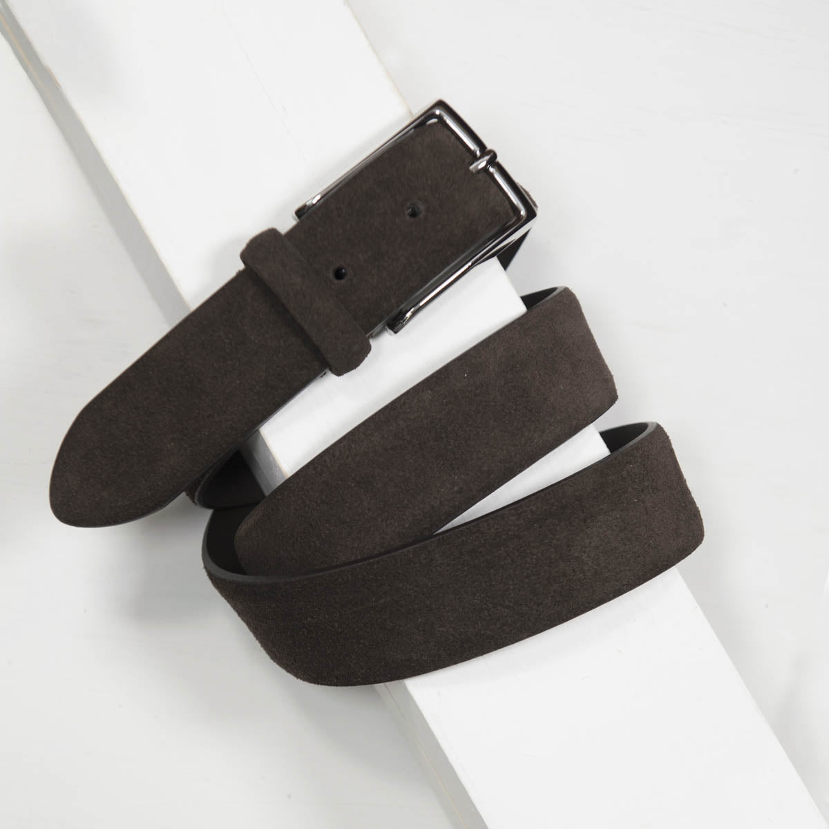Anderson's Classic Brown Suede Belt