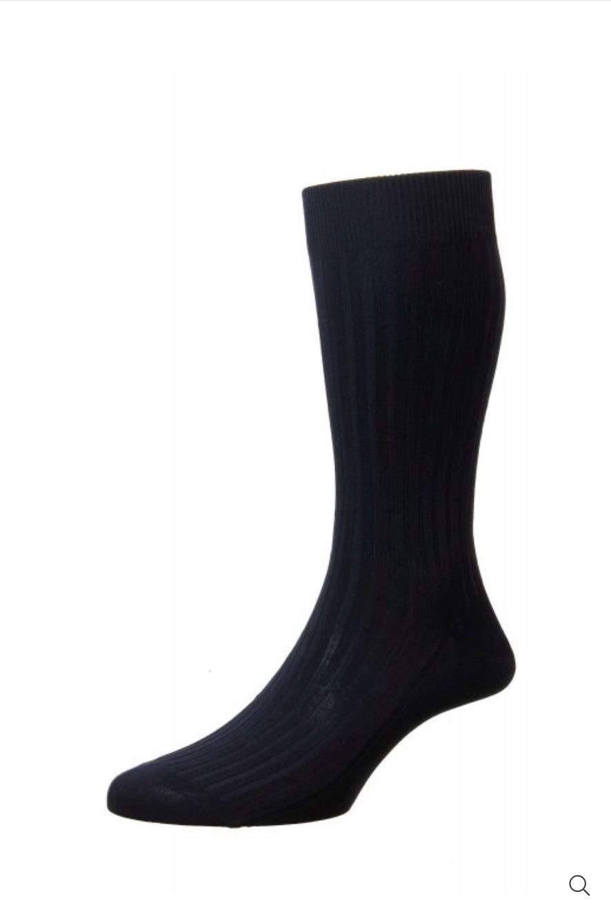 Pantherella Danvers Socks (Navy)