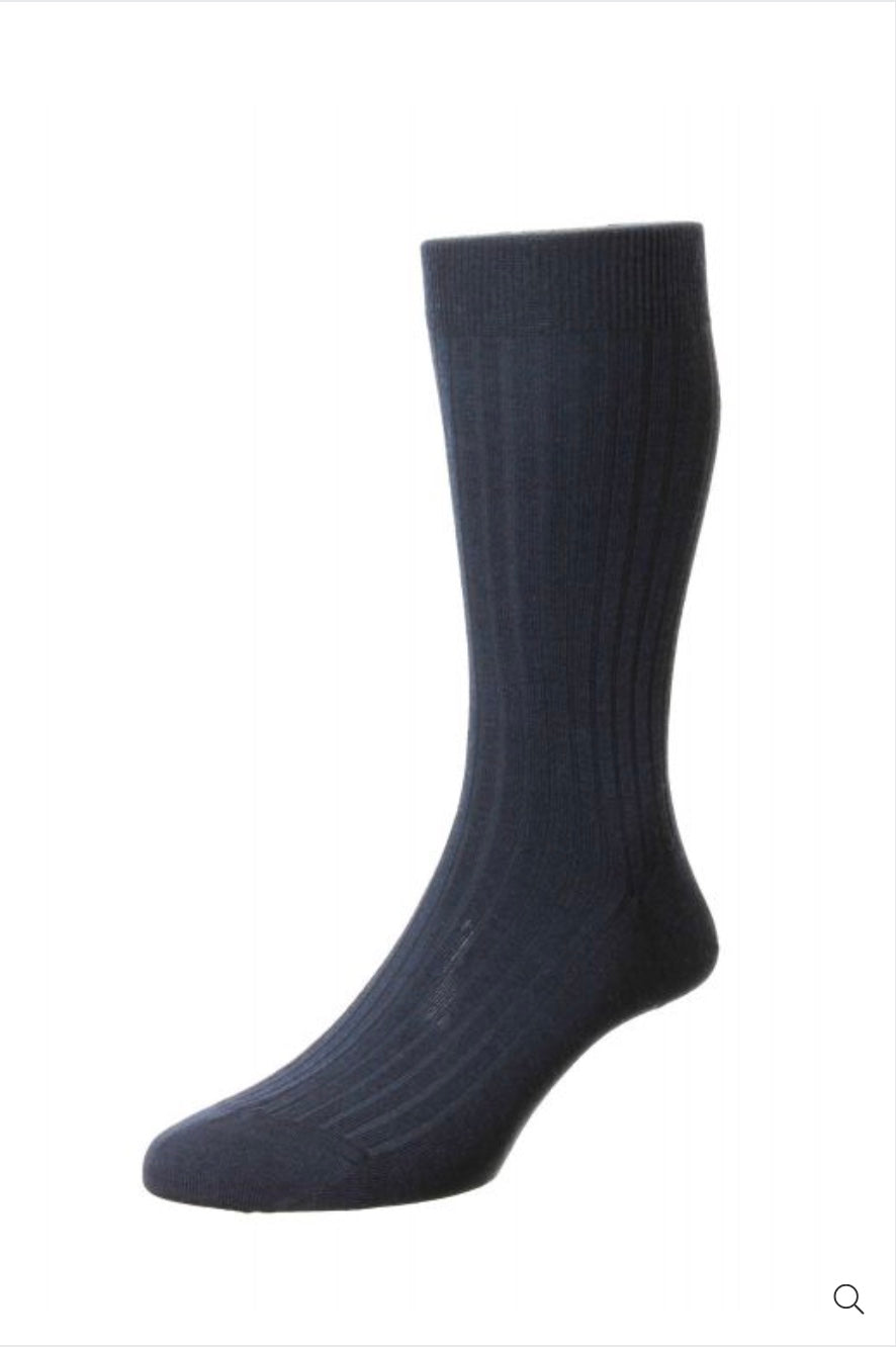Pantherella Laburnum Socks (Navy)