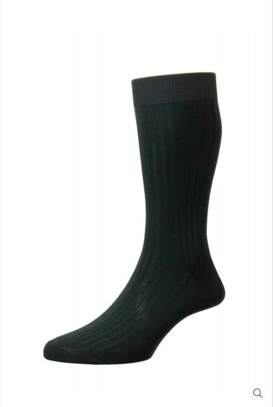 Pantherella Danvers Socks (Dark Green)