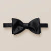 Load image into Gallery viewer, Black Self -Tie Silk Bow Tie
