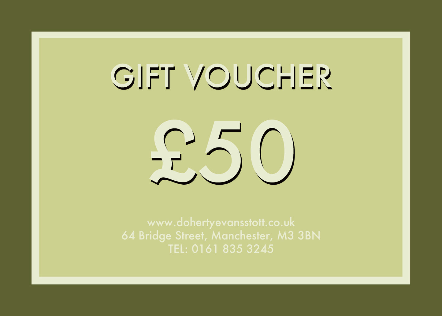 Doherty Evans & Stott Gift Voucher
