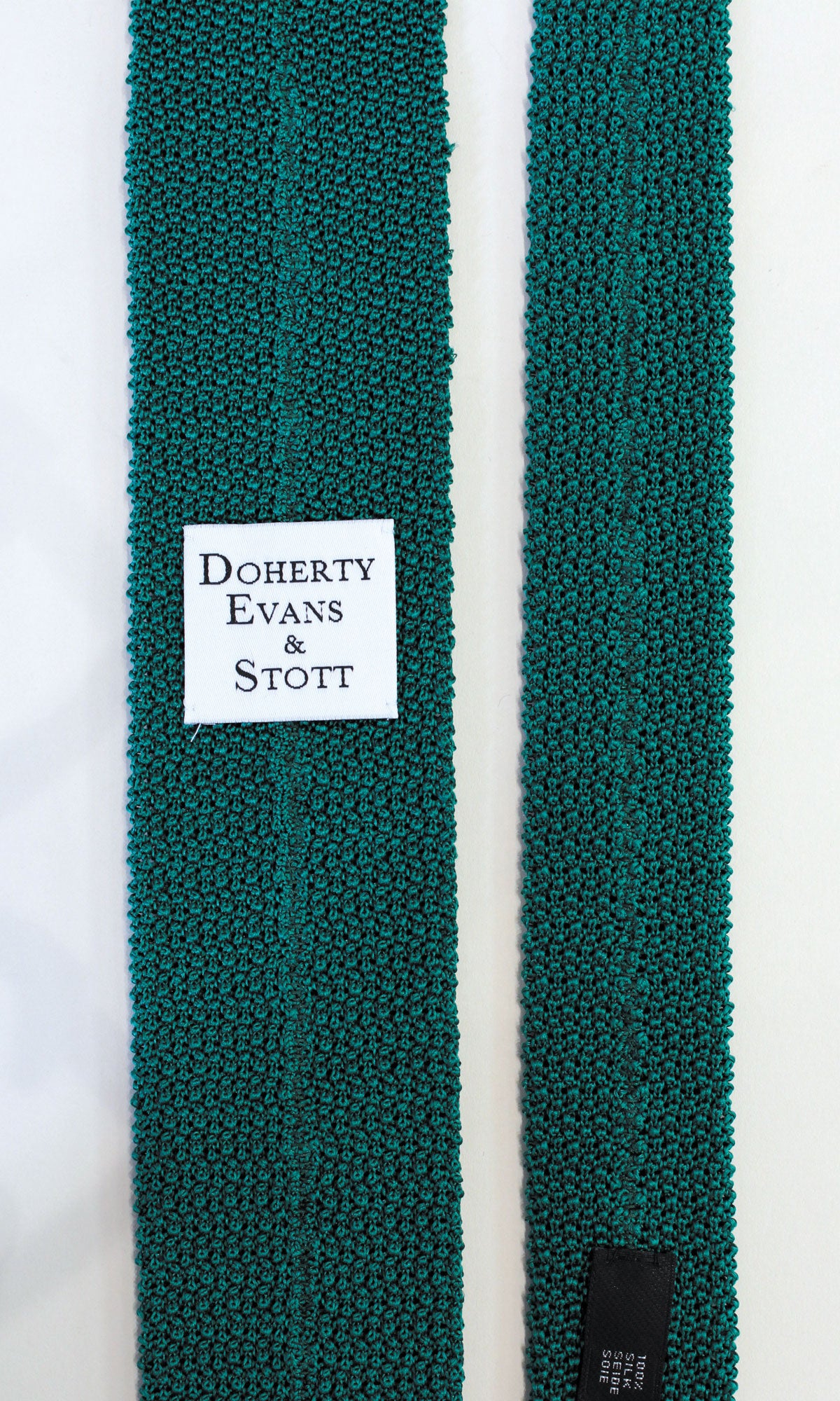 Knitted Silk Tie (Racing Green)