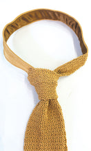 Load image into Gallery viewer, Knitted Silk Tie (Gold)
