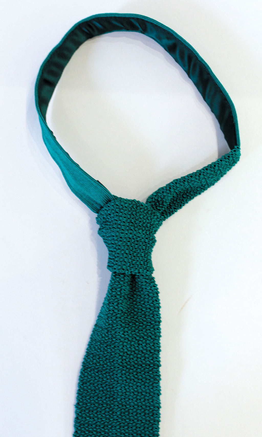 Knitted Silk Tie (Racing Green)