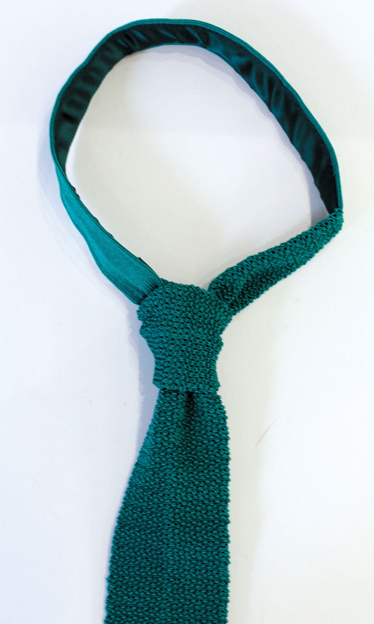 Knitted Silk Tie (Racing Green)