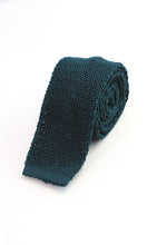 Load image into Gallery viewer, Knitted Silk Tie (Racing Green)
