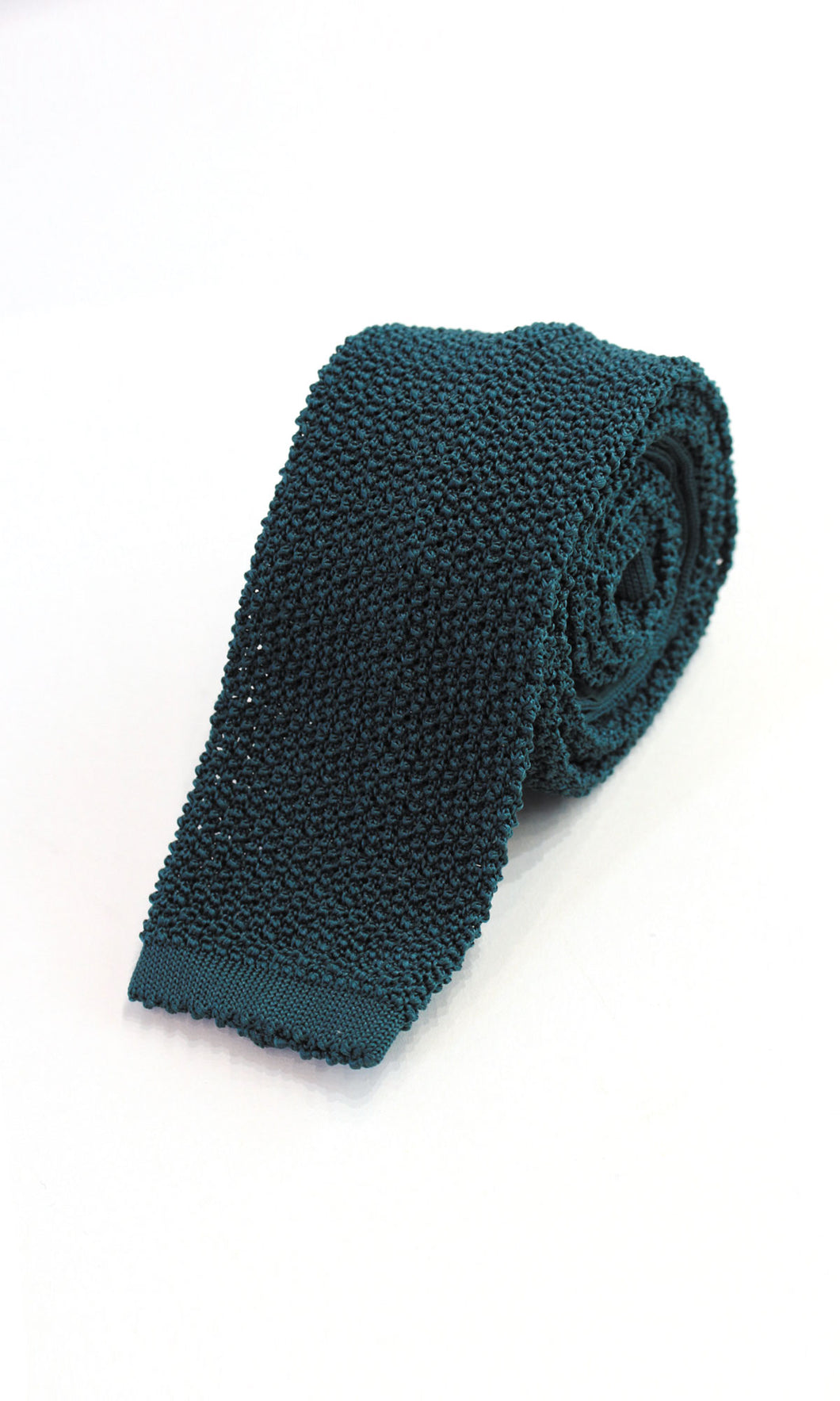 Knitted Silk Tie (Racing Green)