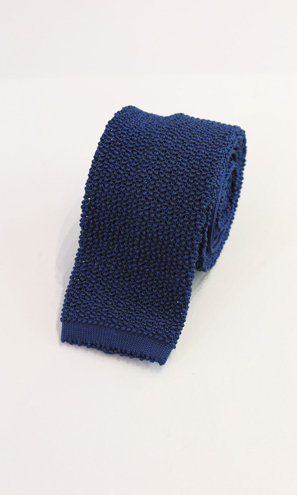 Knitted Silk Tie (Blue)