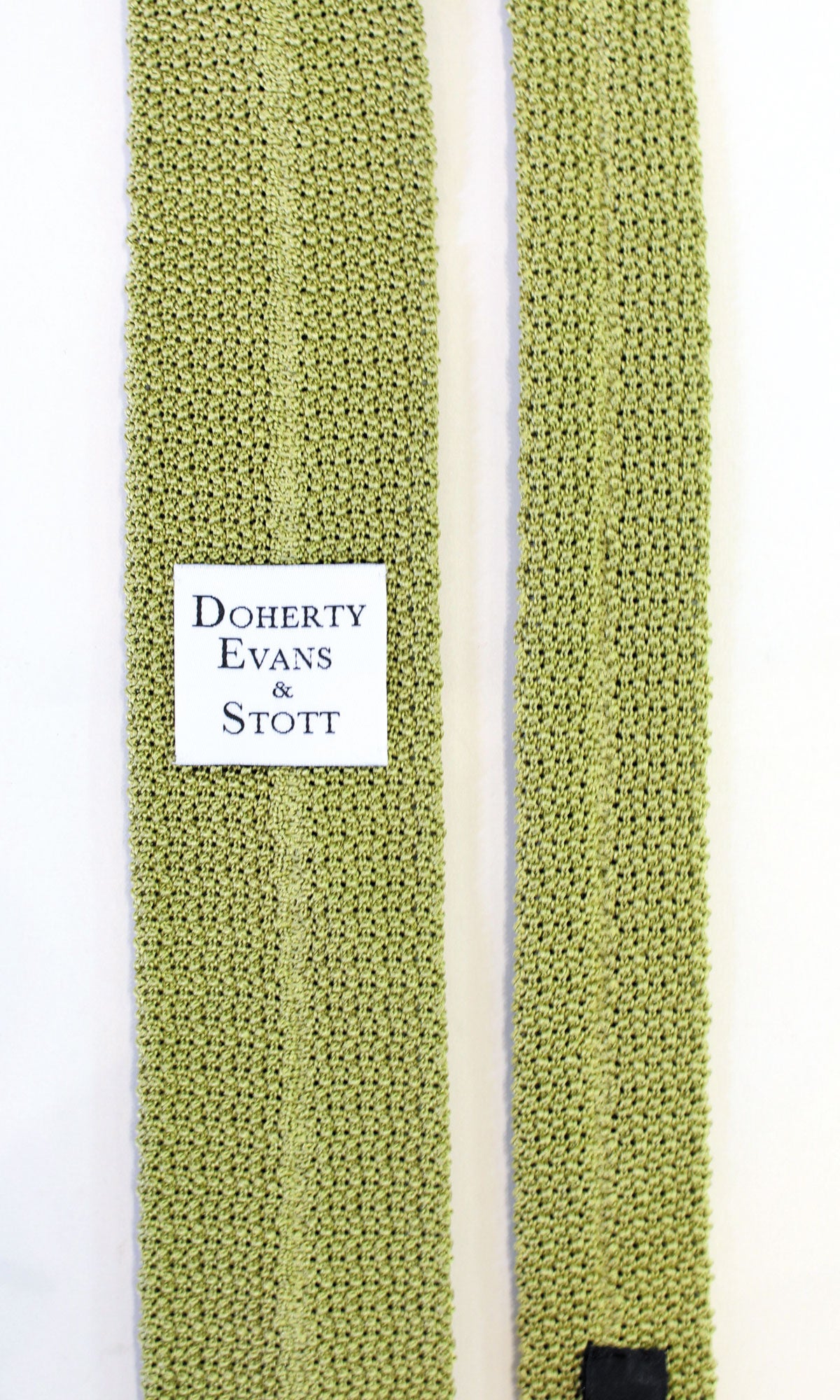 Knitted Silk Tie (Light Green)