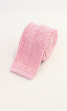 Load image into Gallery viewer, Knitted Silk Tie (Pink)
