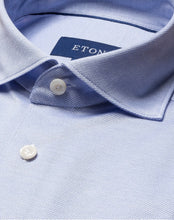 Load image into Gallery viewer, Eton Oxford Pique Shirt, Pale Blue (Slim Fit)
